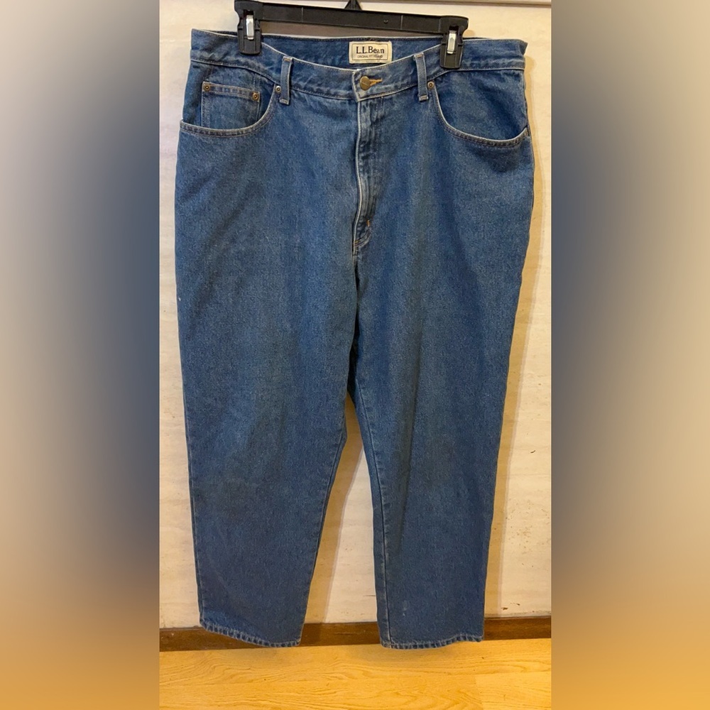 L.L. Bean Double L Jeans Heavyweight flannel-lined Denim Design